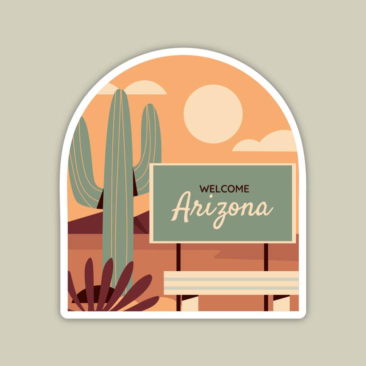 Arizona Welcome Arch Sticker