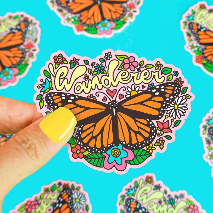 Butterfly Wanderlust Sticker