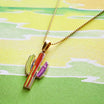 Sunset Saguaro Necklace - Short