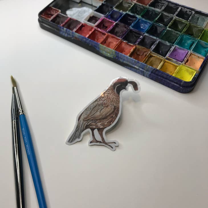 Quail Sticker