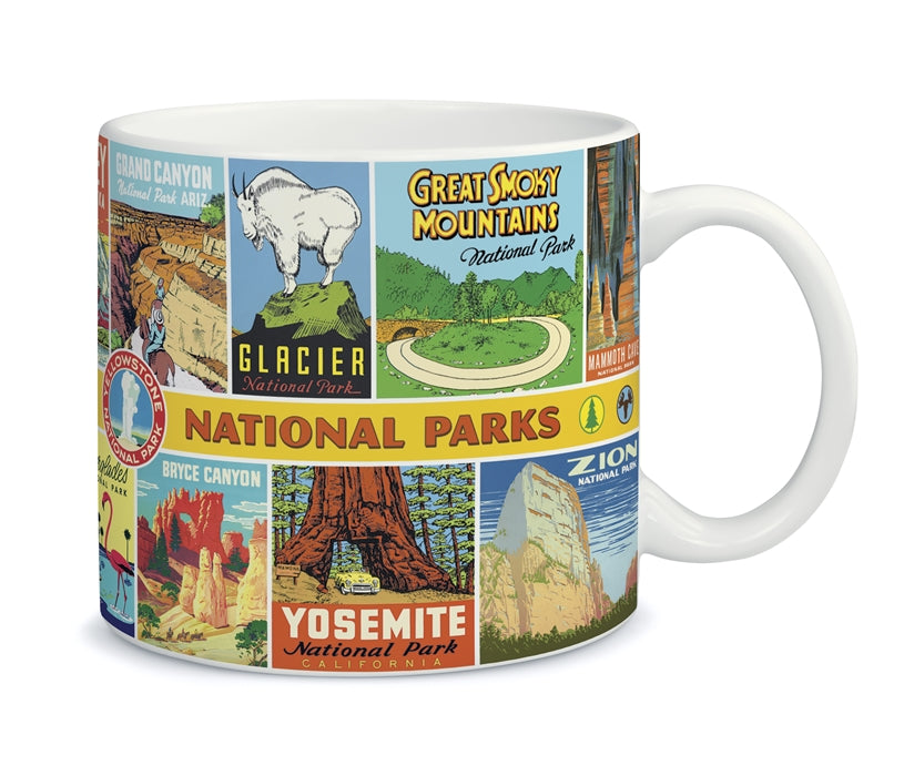 National Parks Vintage Mug