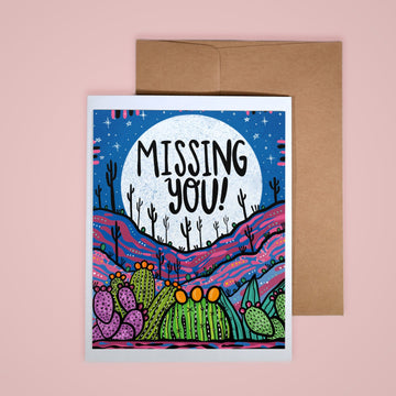 Missing You Greeting Card