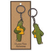 Saguaro Hug Keychain