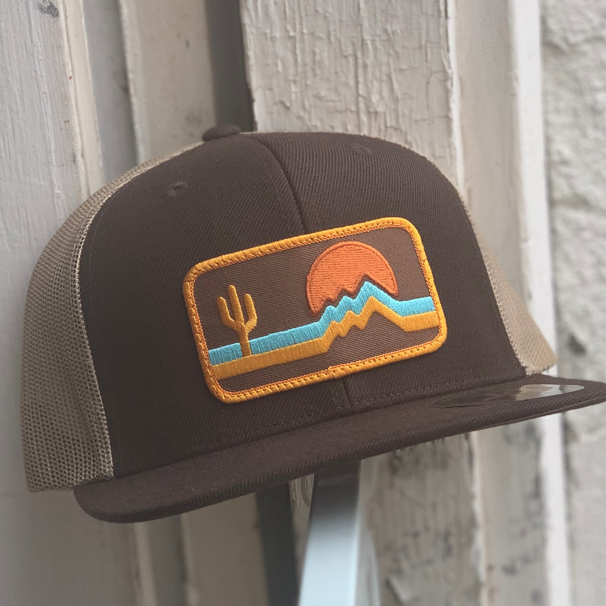 The Retrozona Flat Brim Trucker